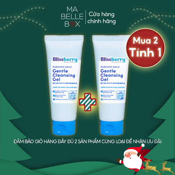Sữa rửa mặt Blissberry kiềm dầu và ngừa mụn hiệu quả