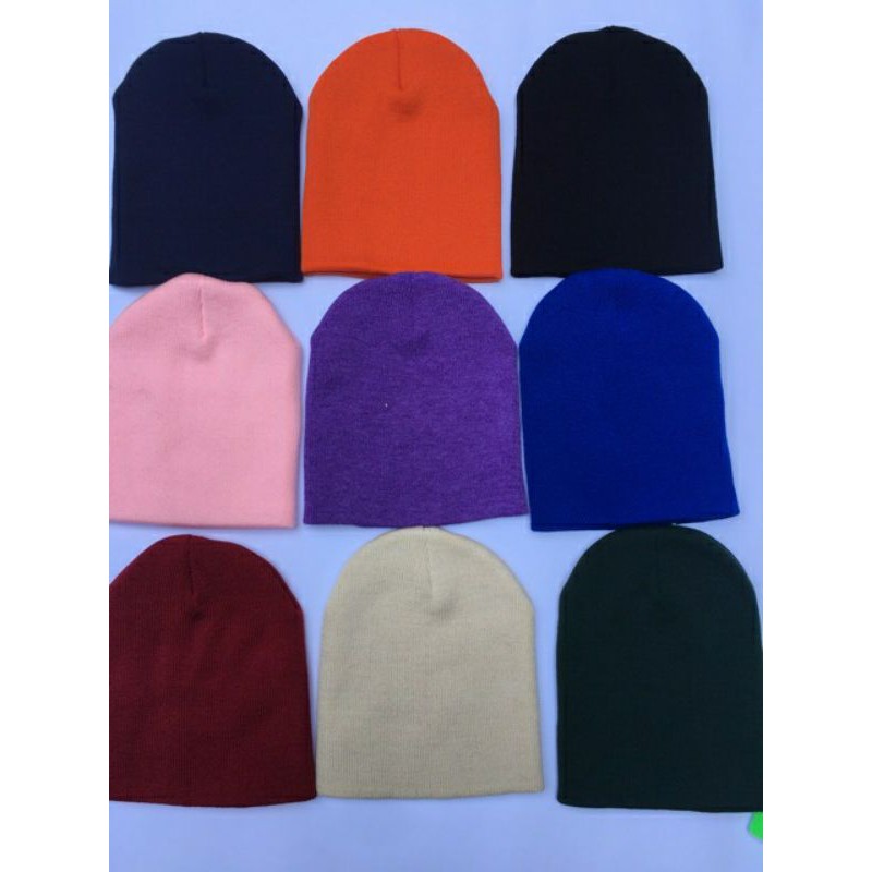 ( GIÁ SỐC ) Mũ Len Beanie Dáng Ngắn 20cm
