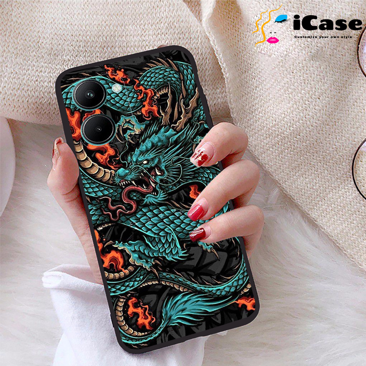 Ốp lưng Realme C33 viền dẻo TPU BST Rong