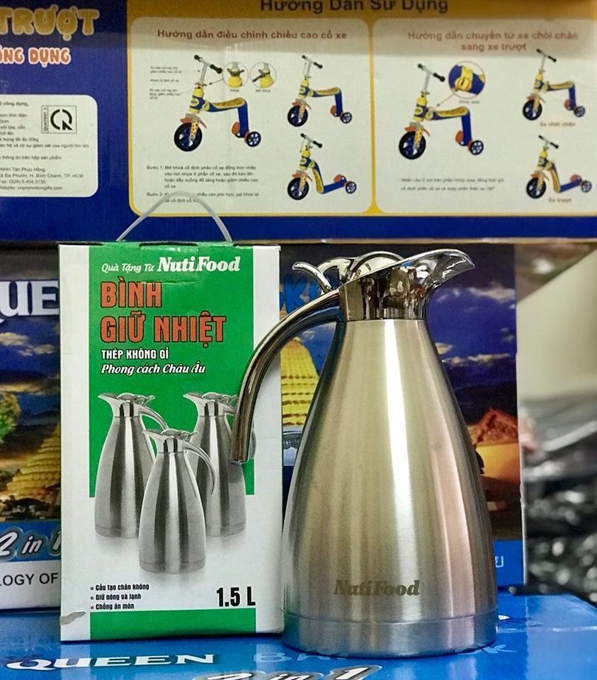 Bình giữ nhiệt 1.5 lít NUTIFOOD