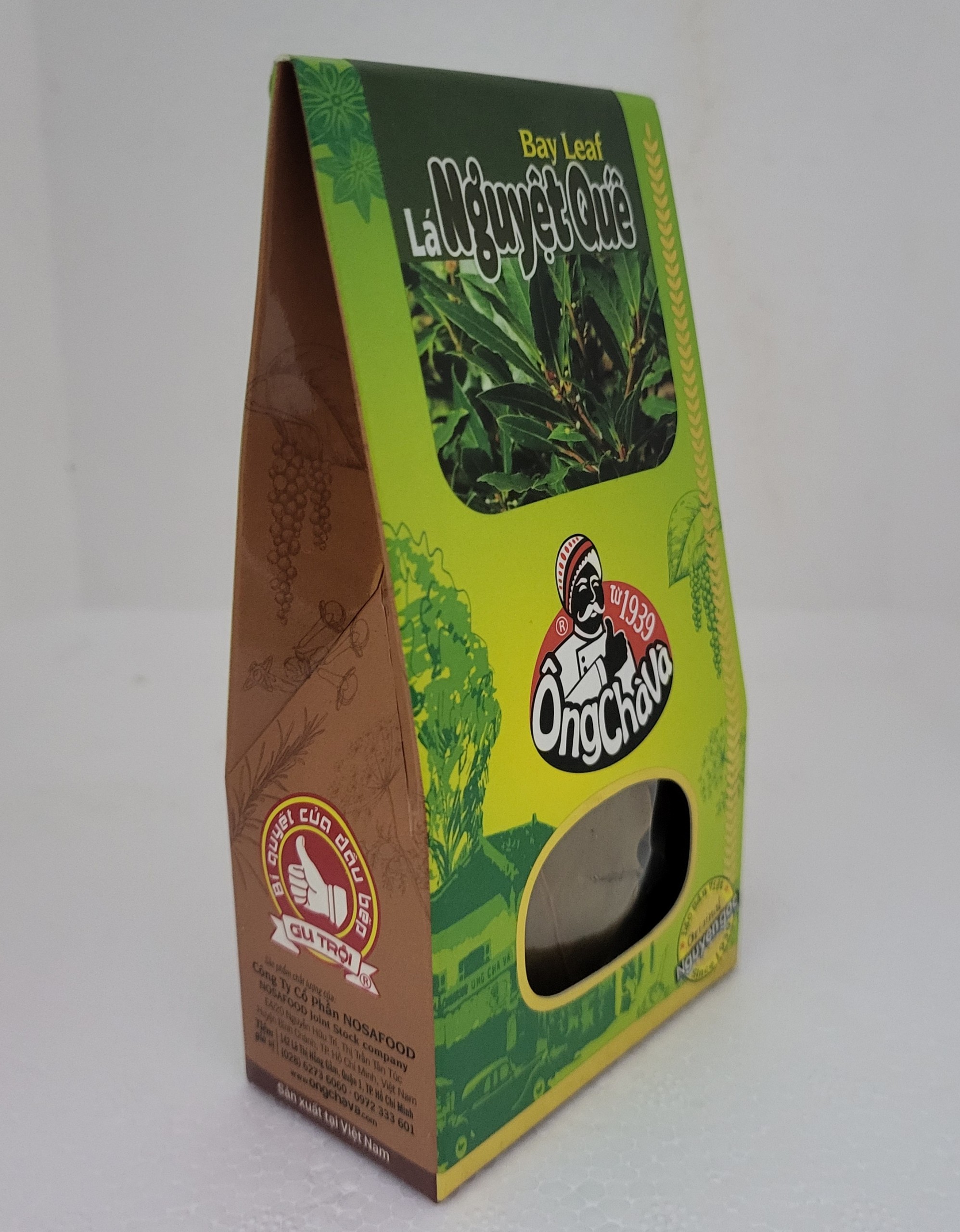 [Hộp giấy 8g] LÁ NGUYỆT QUẾ Ông Chà Và [VN] NOSAFOOD Bay Leaf