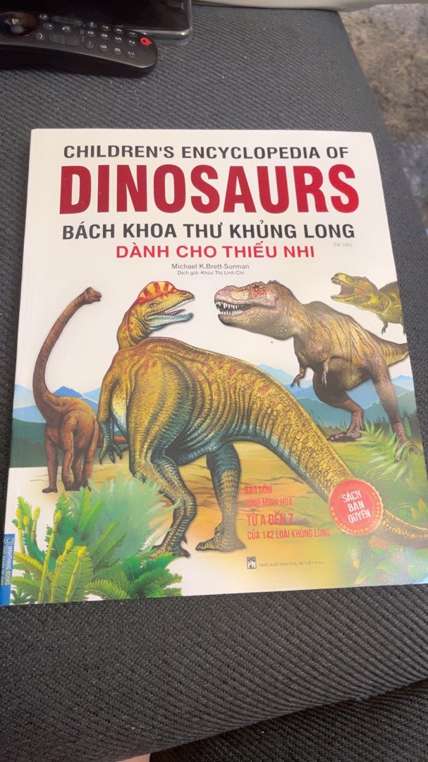 Sách - Bách khoa thư khủng long dành cho thiếu nhi (bìa mềm)