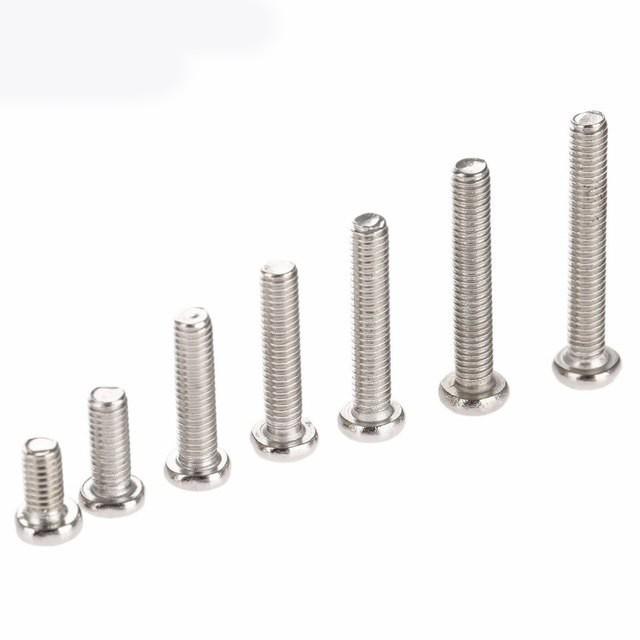 Ốc vít long đền cỡ M5 các loại độ dài tùy chọn [bộ gồm 10 ốc + 10 vít + 10 long đền]