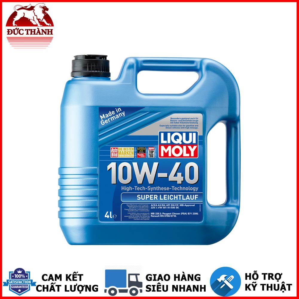 Dầu nhớt tổng hợp công nghệ cao Liqui Moly Super Leichtlauf 10W-40 9504 4 lít