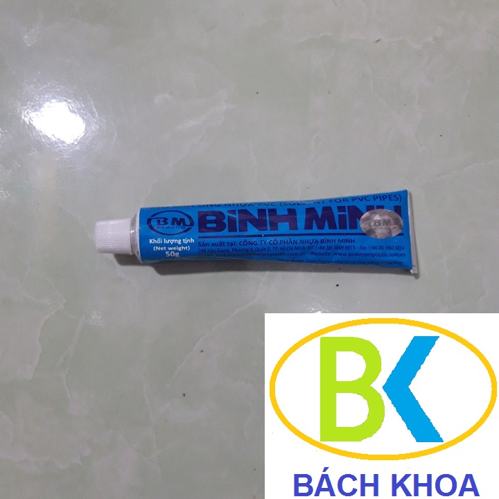 Keo dán ống nhựa pvc bình minh 25g / 50g / 100g