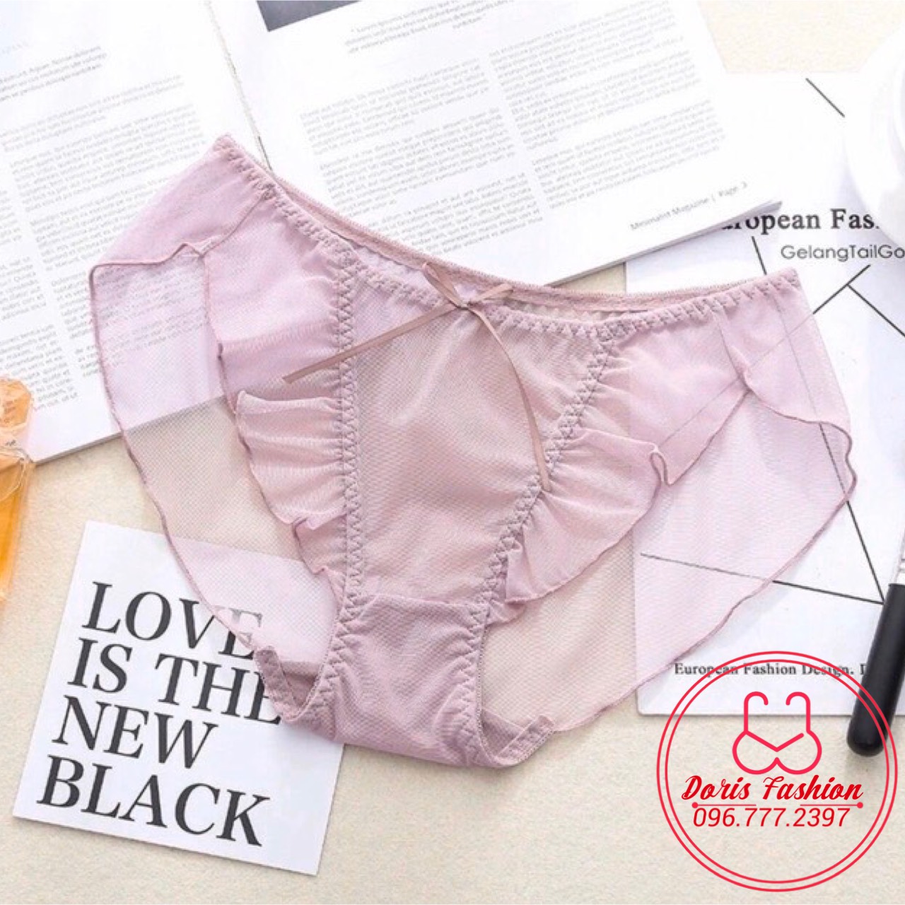 Quần lót nữ voan lụa cao cấp co giãn - Doris.fashion