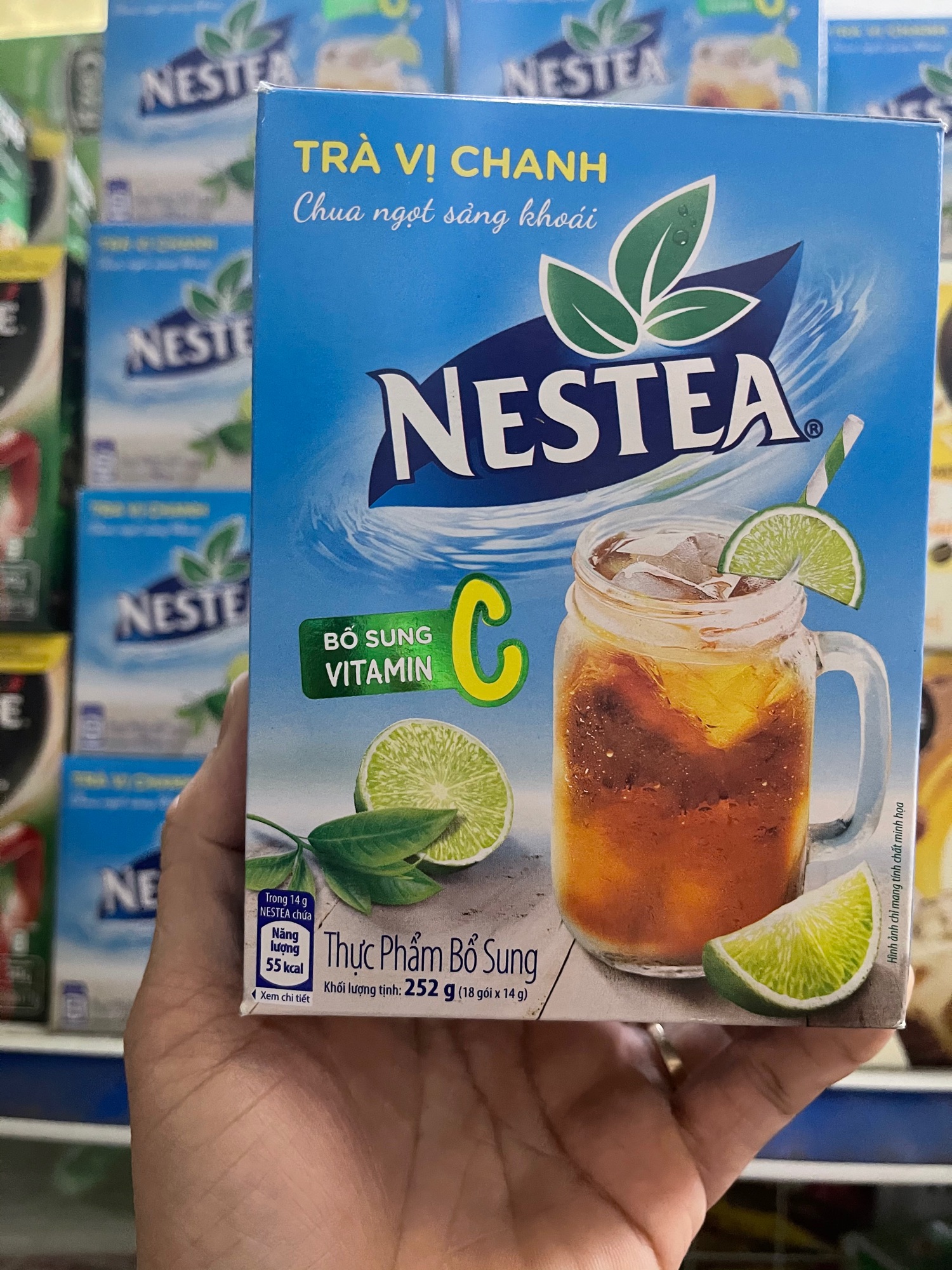 Trà chanh Nestea hộp 18 gói-252g