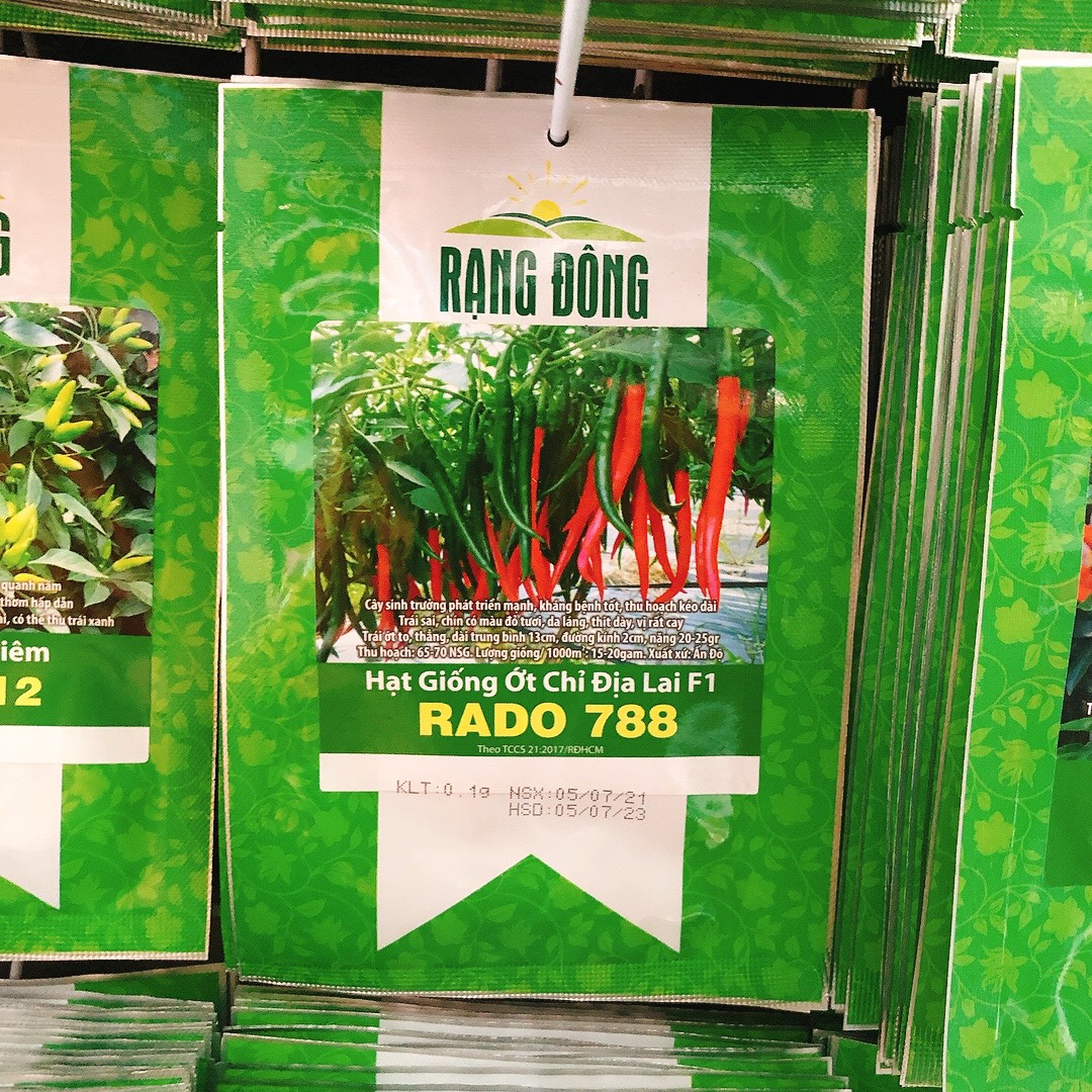 Giống ớt chỉ địa lai F1 (0.1g)