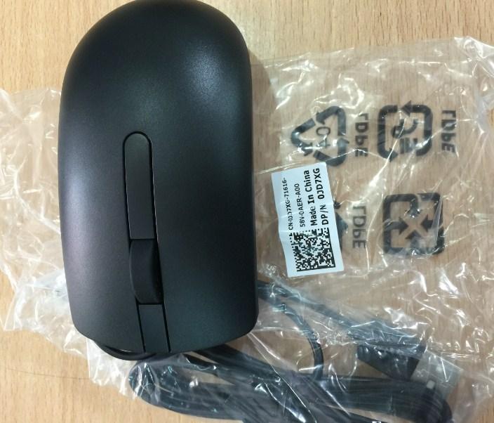 Mouse quang USB Dell MS116 - Hàng phân phối chính hãng