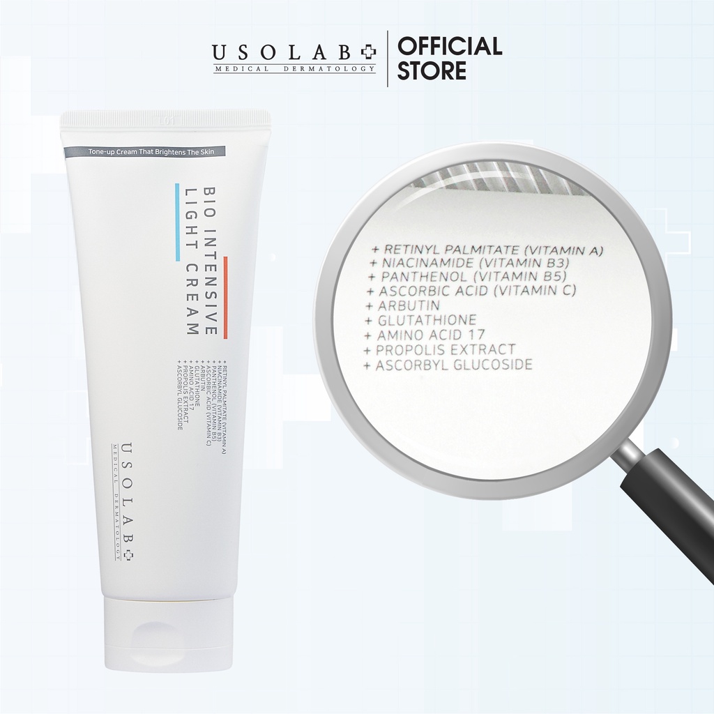 [Hàng Công Ty] Kem dưỡng trắng da body USOLAB LIGHT INTENSIVE CREAM 250ml