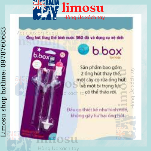 BBox Sippy Cup Bộ Cọ Và Ống Thay Thế Bình BBox