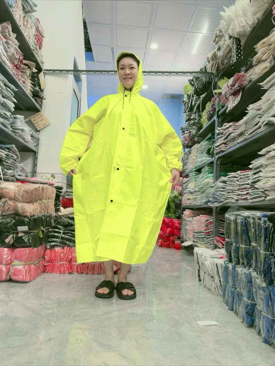 Áo mưa BÍT vải dù , Áo mưa kéo khóa vải da cá siêu bền (Hàng cao cấp xưởng)