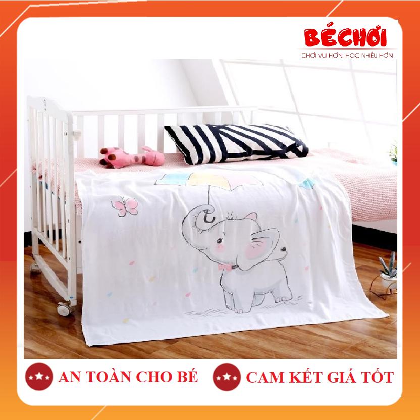 Chăn Lụa 4 Lớp Thấm Nước Siêu Mềm