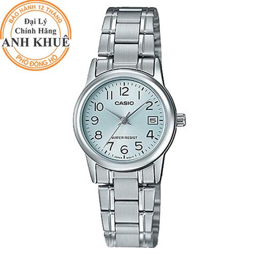 [3-5/8 Hoàn Tiền 25%]Đồng hồ nữ Casio Anh Khuê LTP-V002D-2BUDF