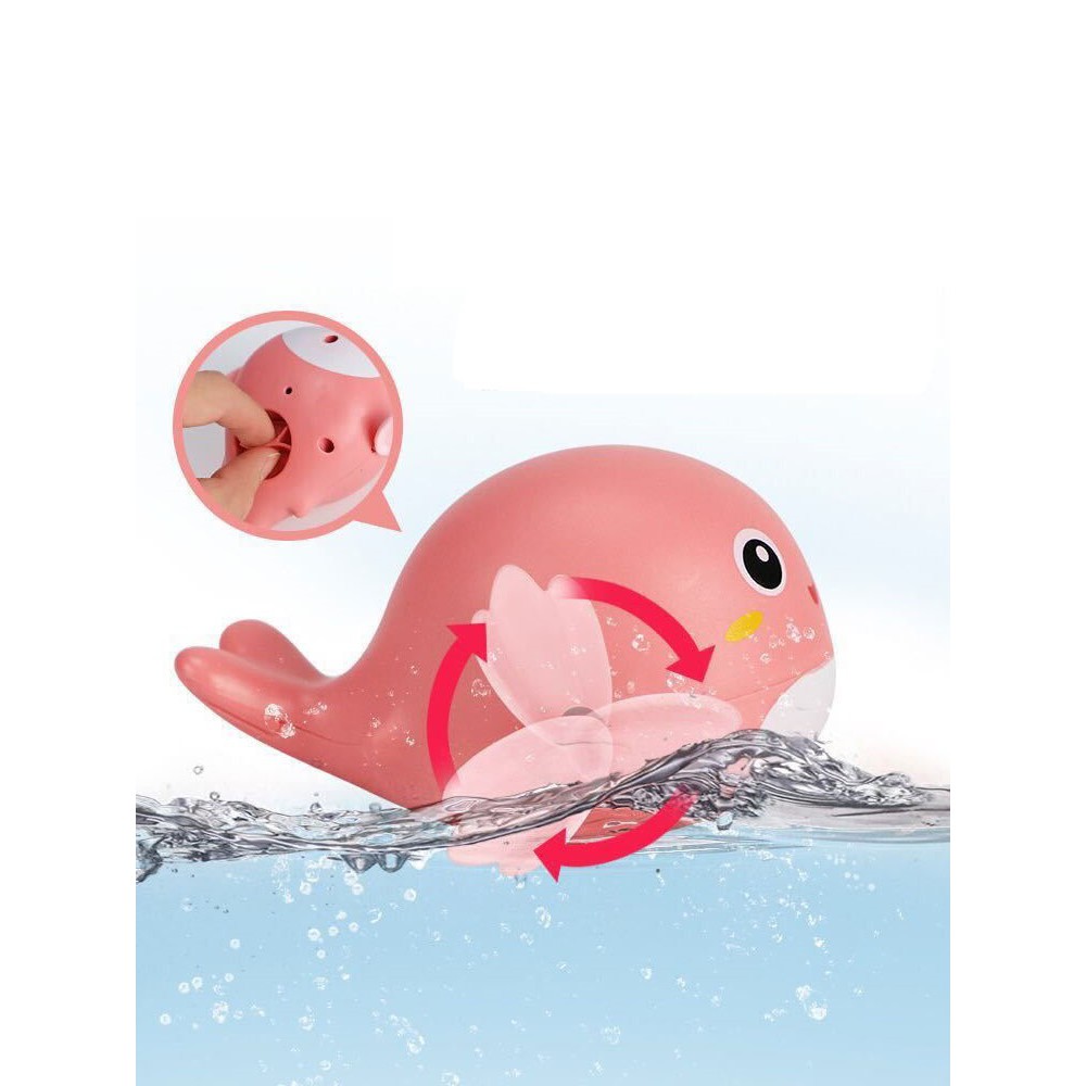 Cá heo thả bồn tắm - Đồ chơi trả em
