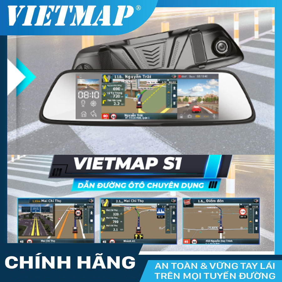 Camera hành trình dẫn đường VIETMAP G79 + thẻ 32/64GB