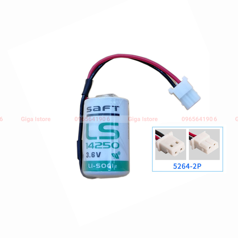 Pin SAFT LS14250 3.6V chính hãng pin nhiệt kế ẩm