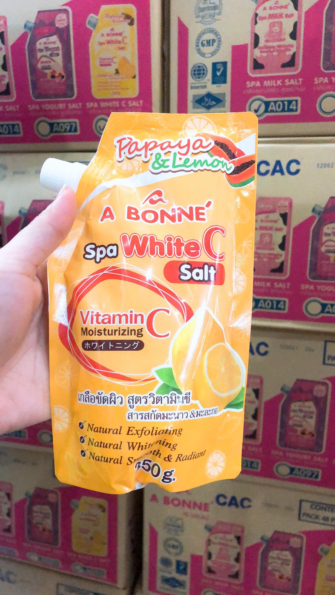 [HCM]Muối tắm Abonne Spa White C Salt