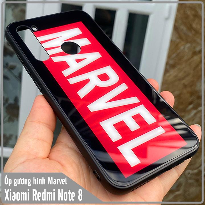 Ốp lưng cho Xiaomi Redmi Note 8 gương hình Marvel