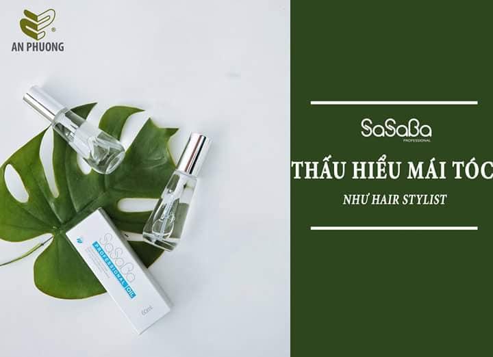 [HCM]TINH DẦU DƯỠNG BÓNG MƯỢT TÓC SASABA OIL (CHAI BẦU) 60ML