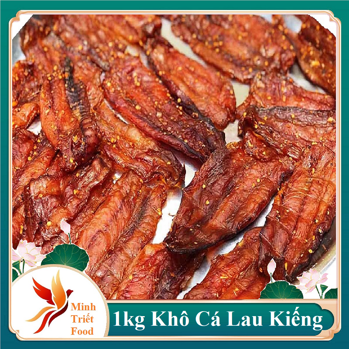 Khô cá lau kiếng lóc thịt bỏ xương thơm ngon không chất bảo quản-đặc sản minh triết