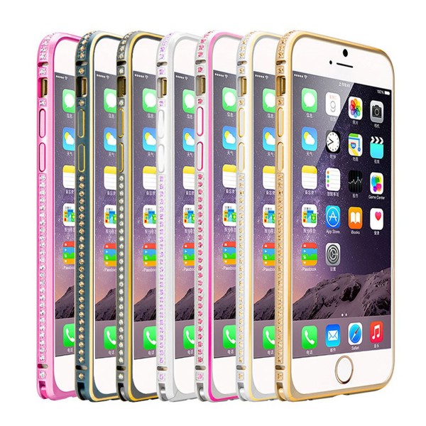 Ốp bo viền viền đính đá coteetci cho iphone 5/5s/6/6 plus