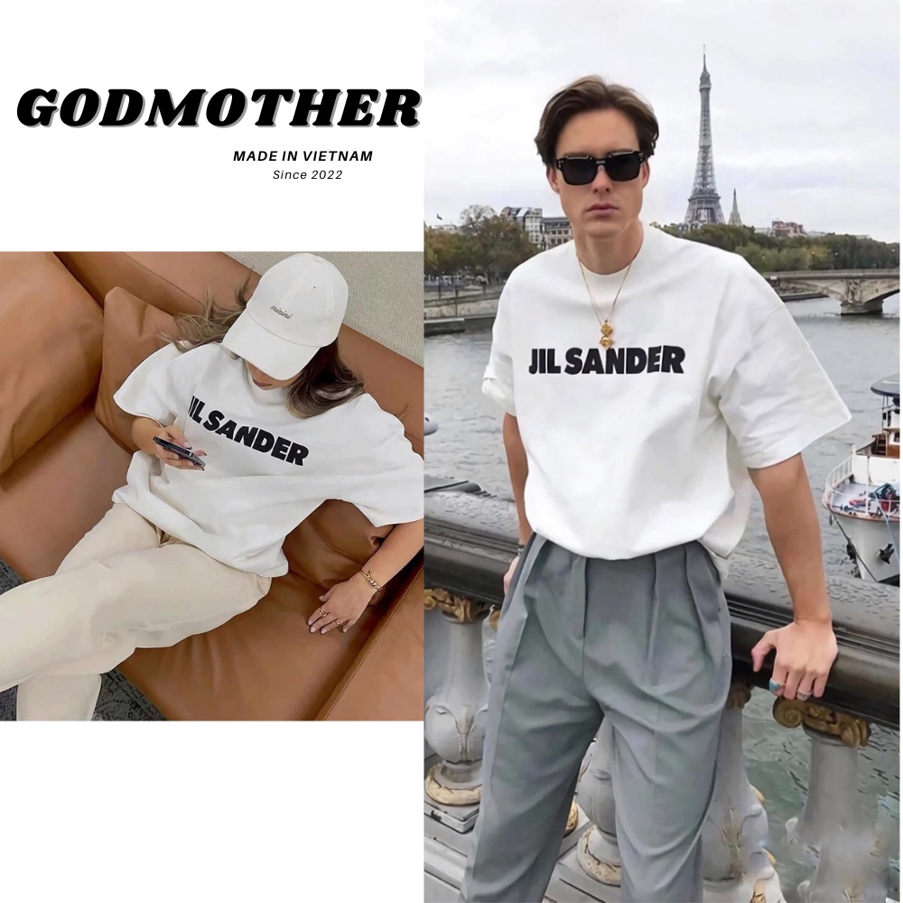 [3-5/8 Hoàn Tiền 25%] Áo thun from rộng unisex IILSANDER GODMOTHER