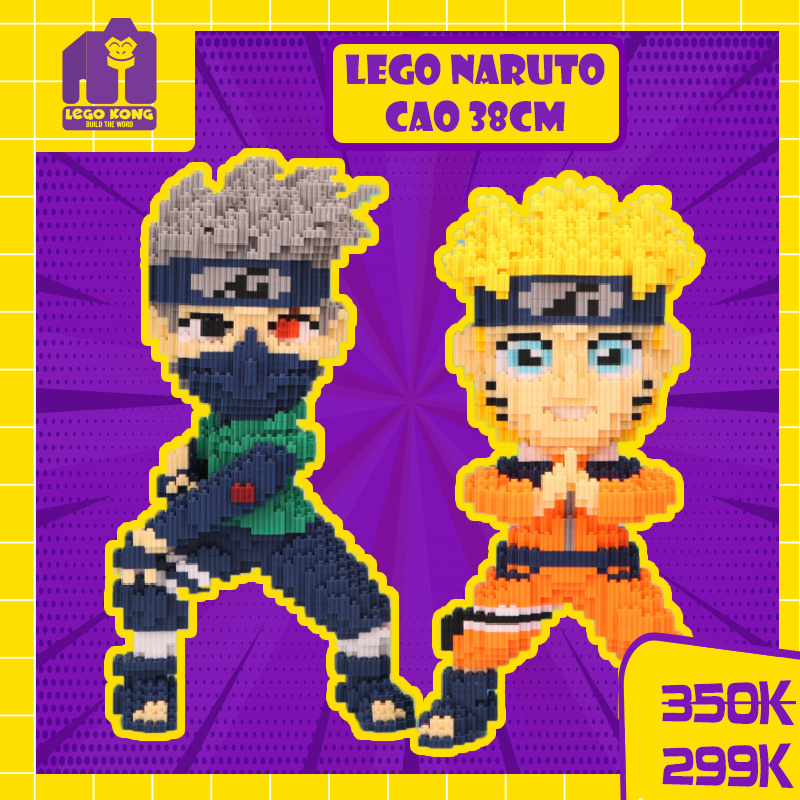 Đồ chơi lắp ráp lego Naruto ninja làng lá kakashi