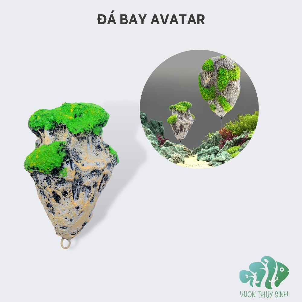 Đá bay Avatar - Đá nổi trang trí bể cá bể thuỷ sinh