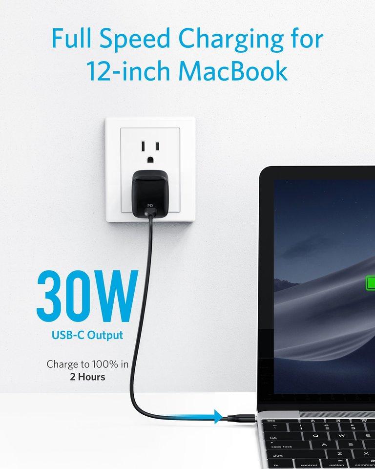 Sạc nhanh Anker PowerPort Atom PD 1 công suất 30w - A2017