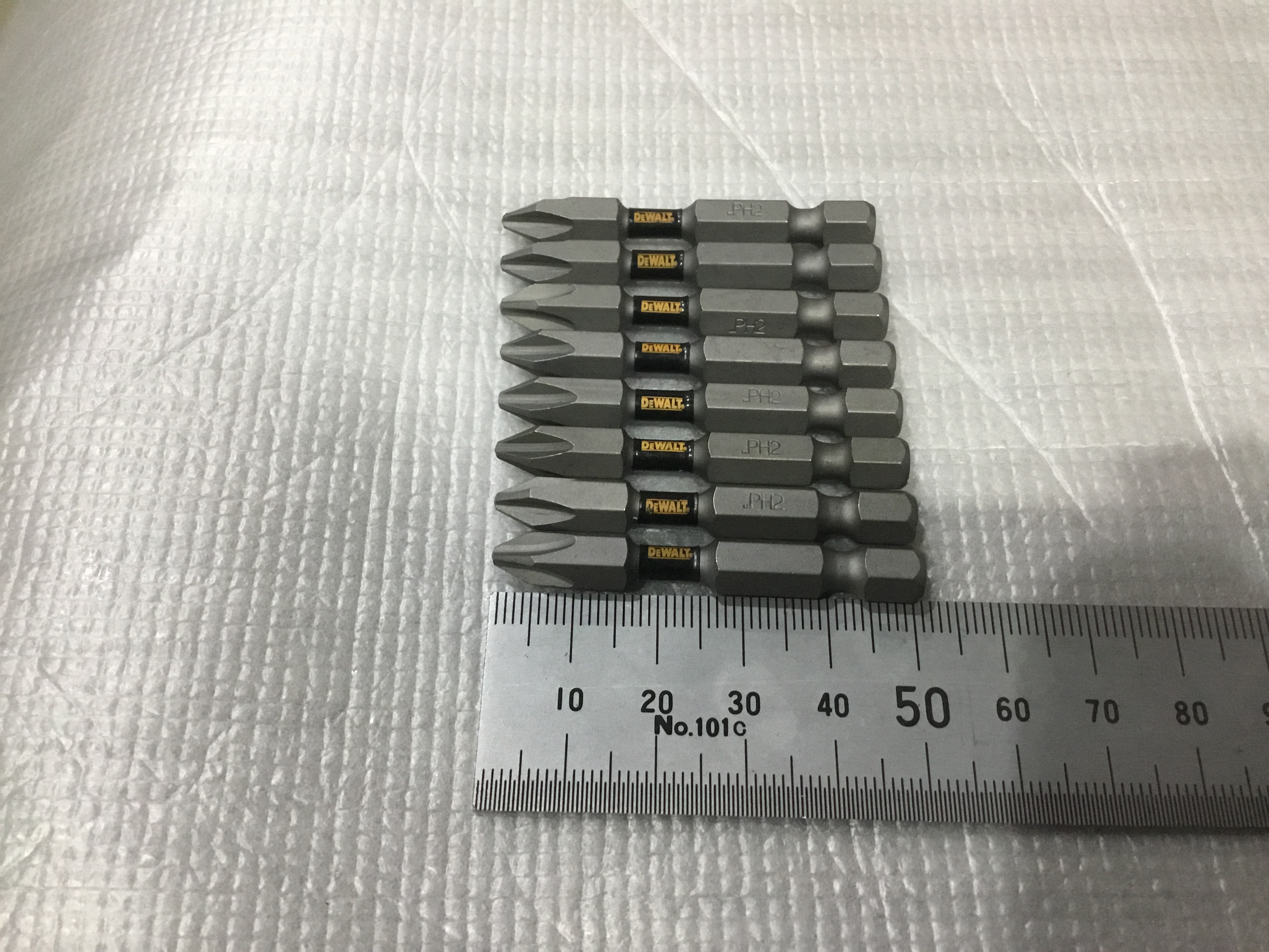 [HCM]Bộ 5 Mũi VÍt DeWalt Tem Đen Ph2-52mm