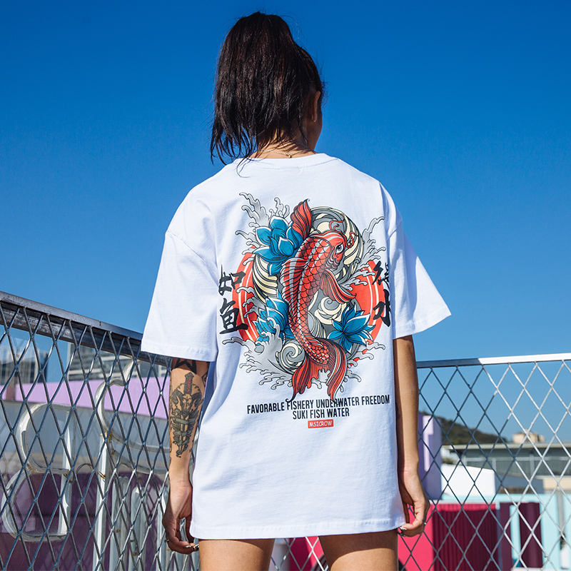 Áo thun cá chép 3D HOT | Áo Thun Unisex Form Rộng