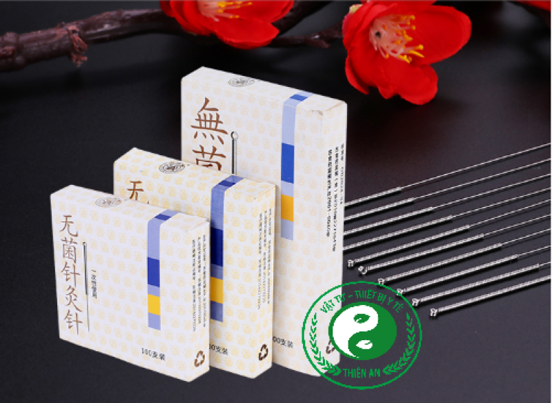 Kim Châm Cứu Vân Long- Kim Châm Cứu vô trùng dạng vỉ- Đầy đủ kích thước (Quý khách lưu ý bảng quy đổi size kim) cao cấp