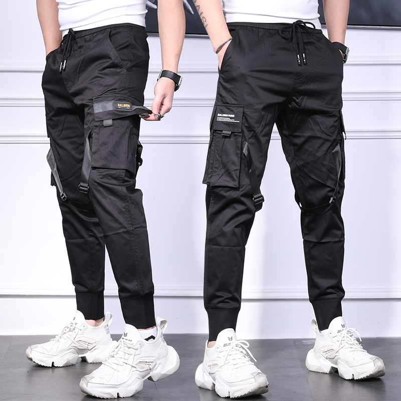 Quần Jogger Nam Túi Hộp Chữ Phối Dây Bo Gấu Chất Kaki Trơn Cao Cấp Thời Trang FASHION4MENHN JOGGER NAM 9000025C2
