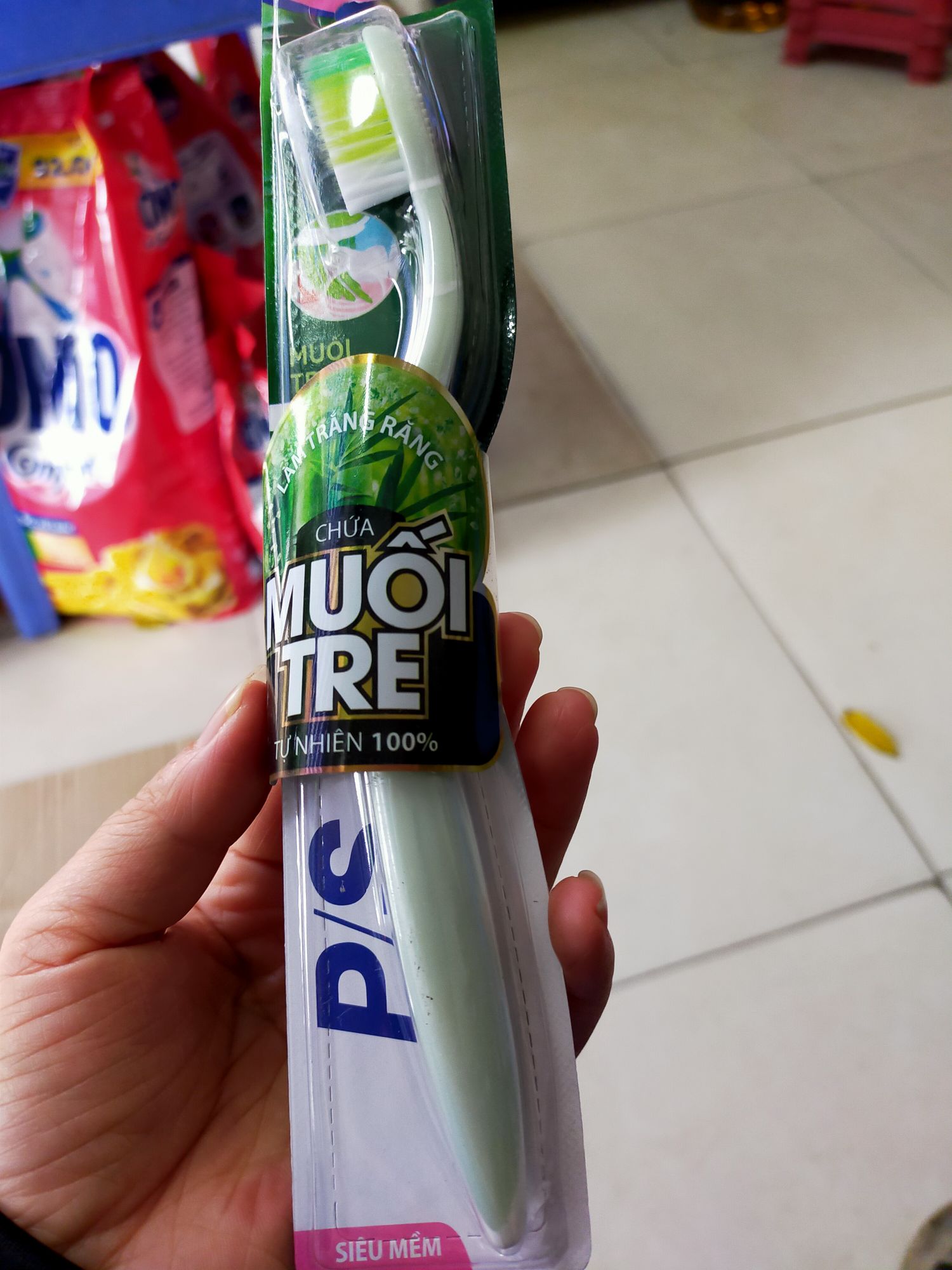 Bàn chải P/S Muối  Tre