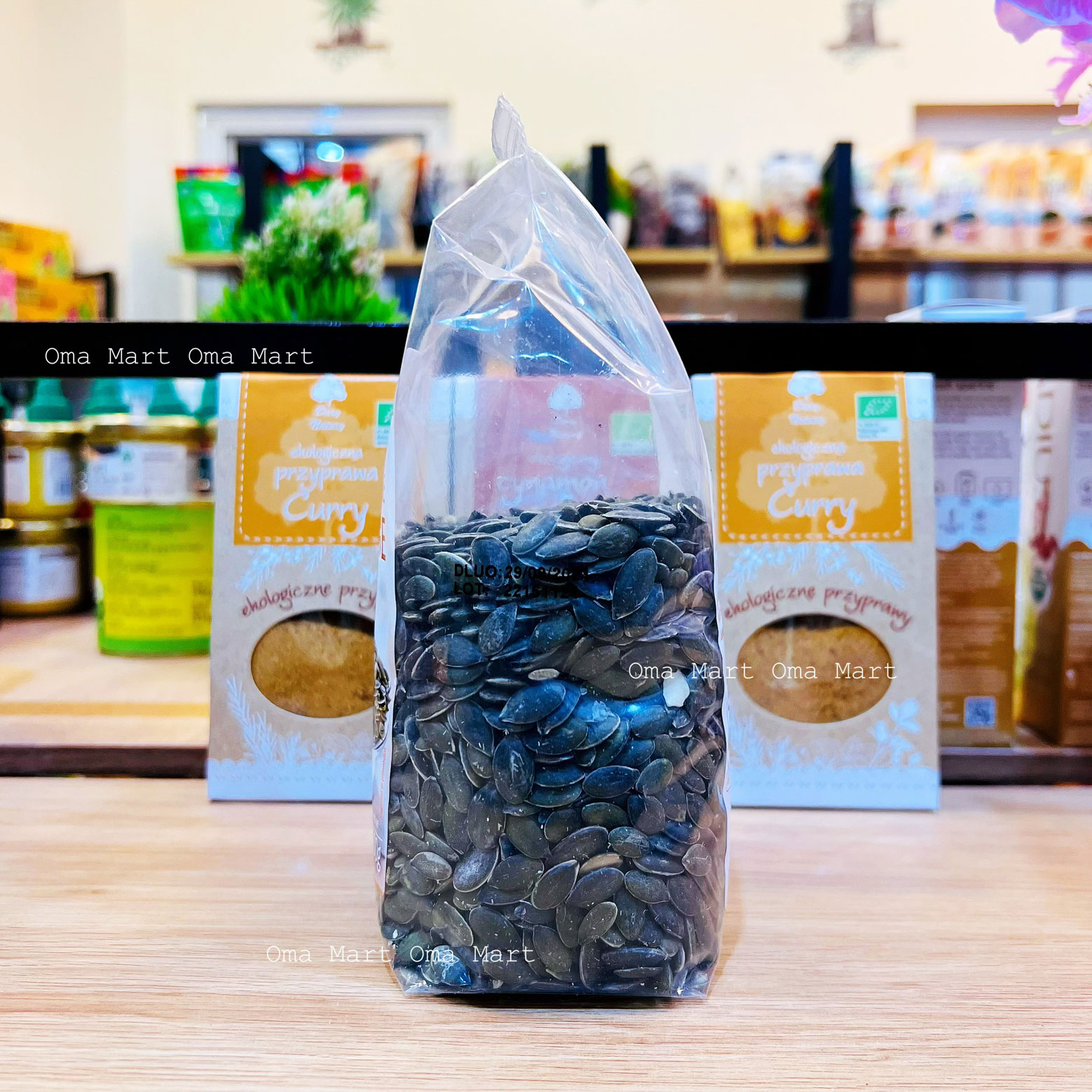 Hạt bí hữu cơ đã bóc vỏ markal 500g