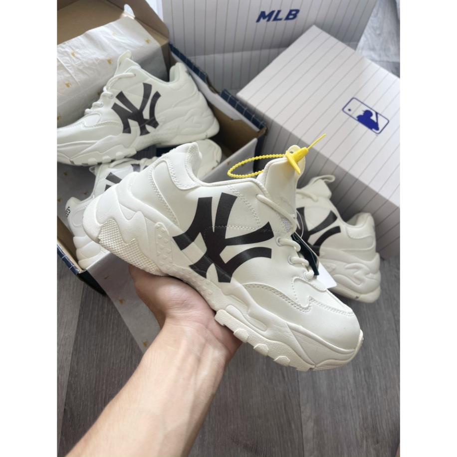Giày 𝐌𝐋𝐁 Boston, Ny, LA Hot Hit, Giày Thể Thao Tăng Chiều Cao 𝐌𝐋𝐁 NY chữ đen bản đẹp