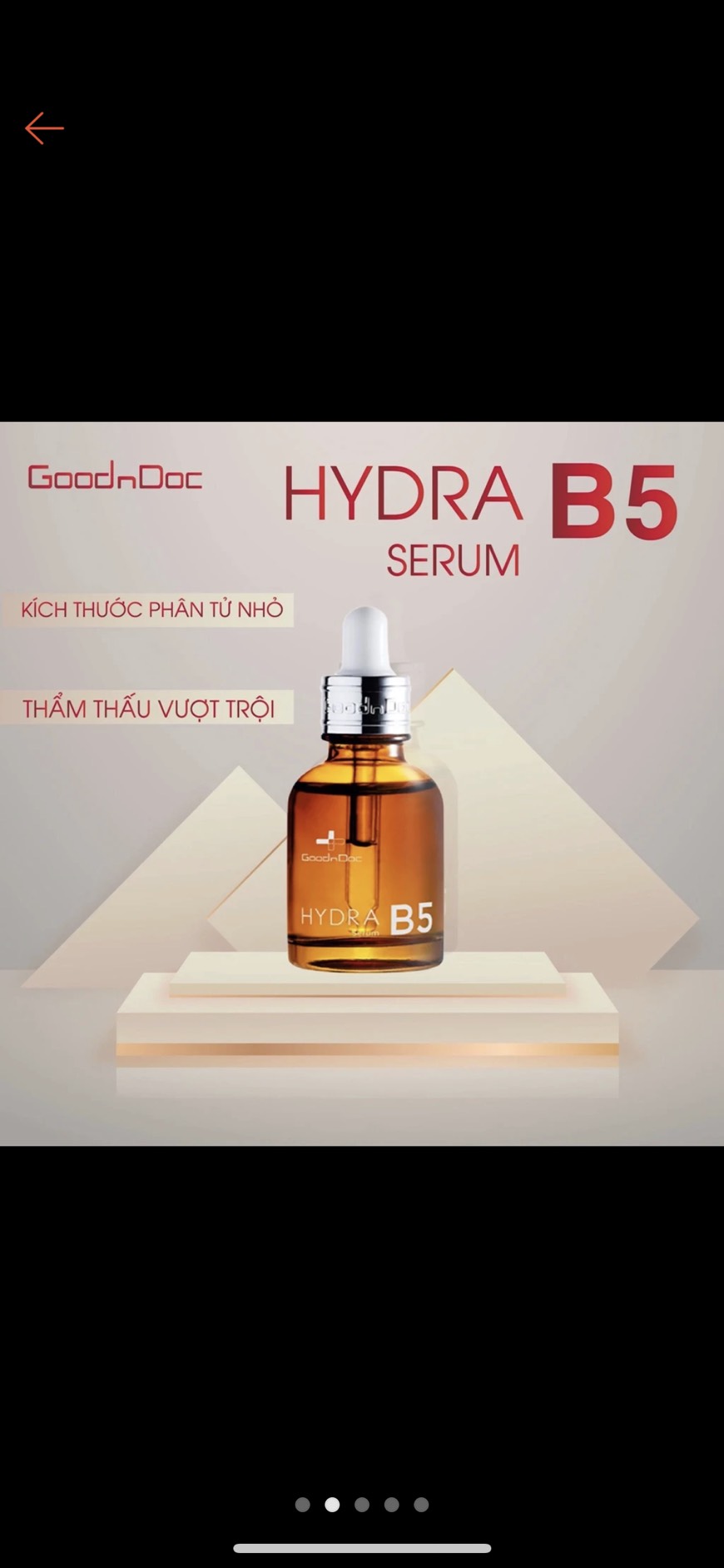 Tinh Chất Cấp Ẩm Phục Hồi Da GOODNDOC Hydra B5 Serum