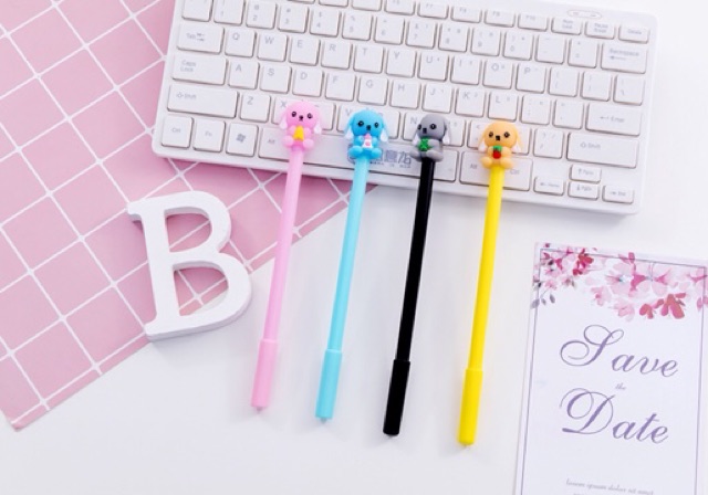 Bút Bi Nước Hình Cún Con Đáng Yêu