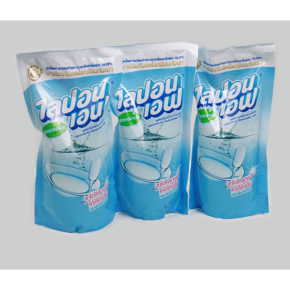 [HCM]NƯỚC RỬA CHÉN LIPON TÚI 550 ML ( KHÔNG MÙI )