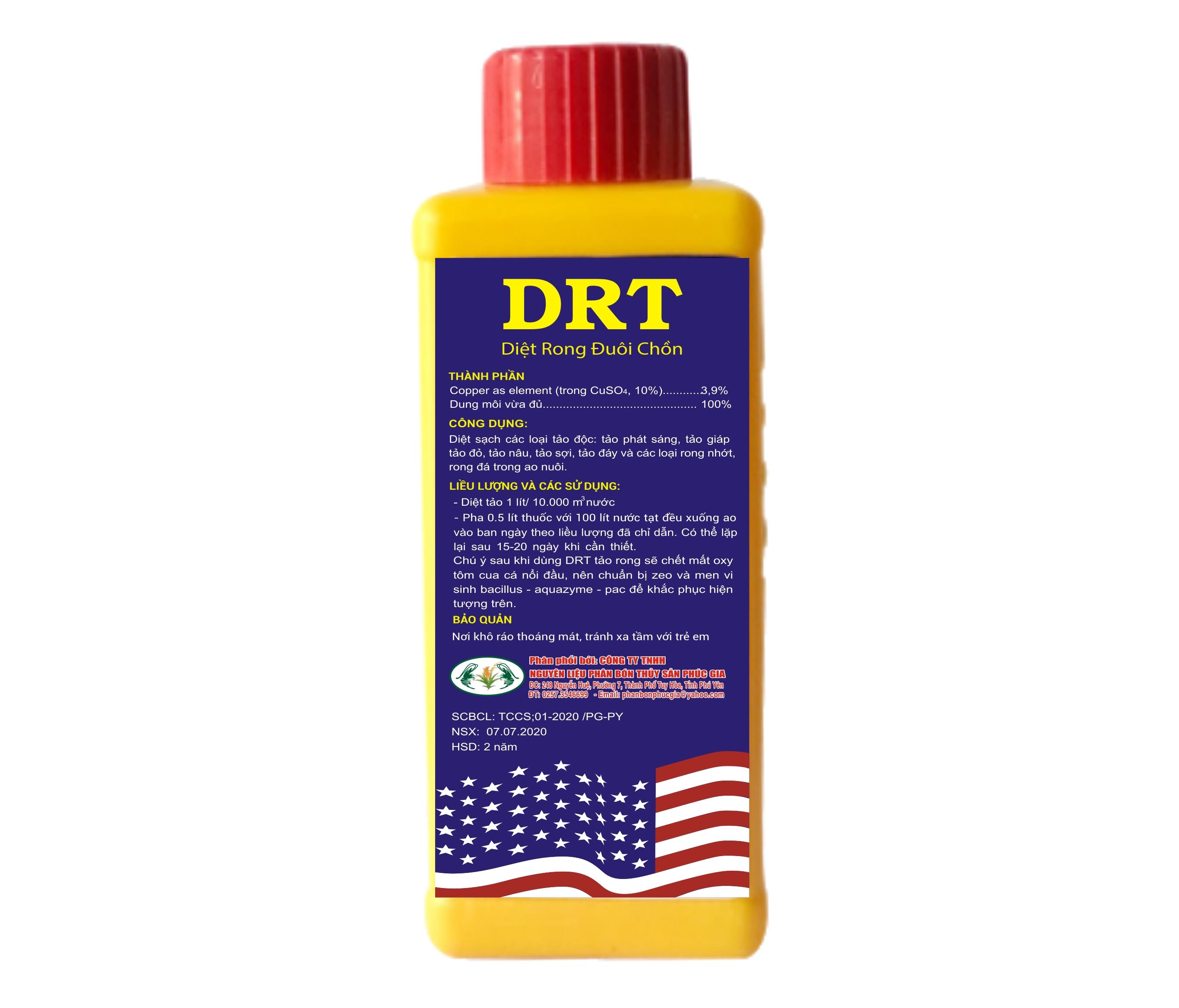 DRT diệt rong không thối nước (lưu dẫn)