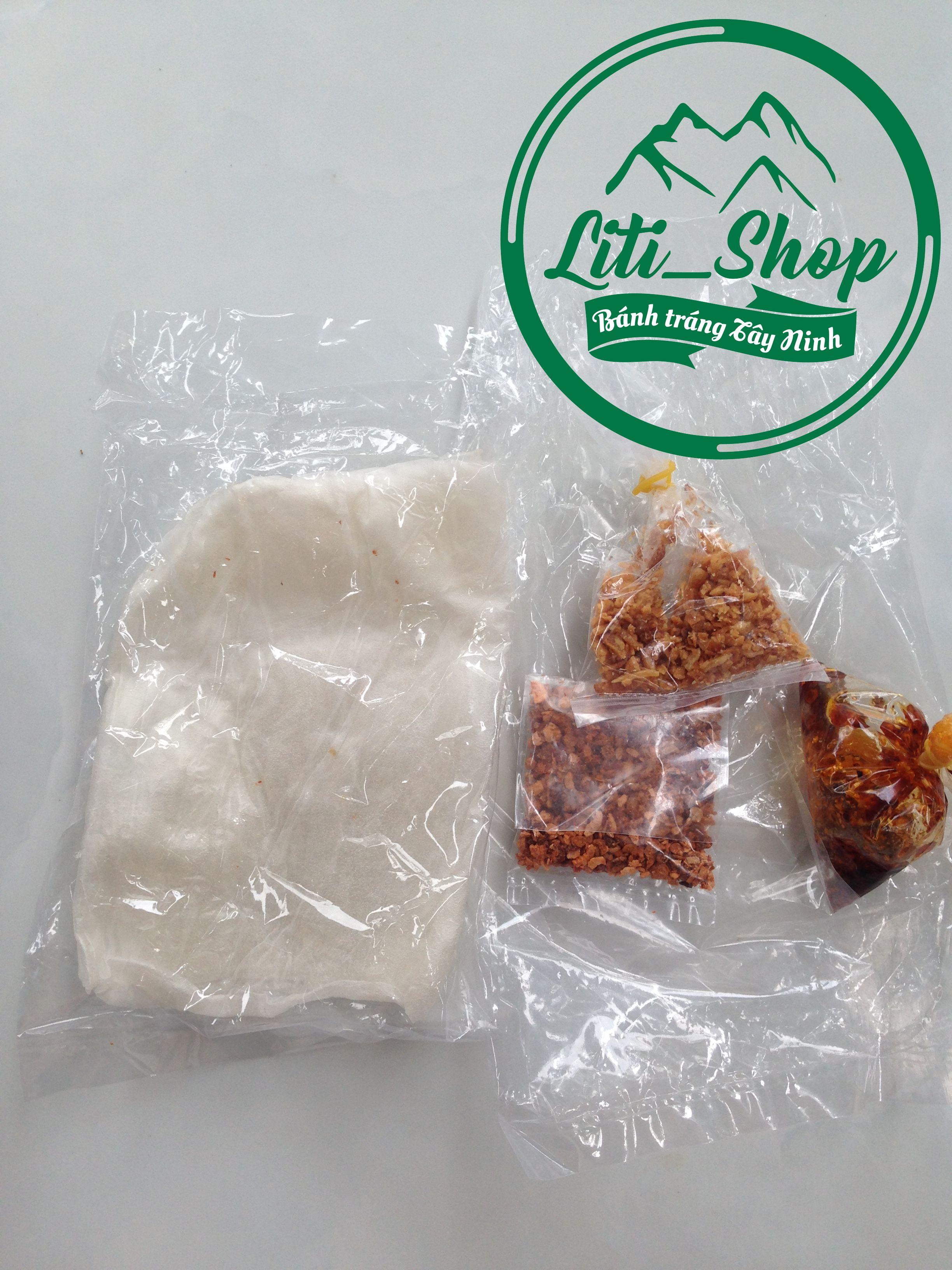 Báng tráng Muối tôm Sate tỏi phi Tây Ninh