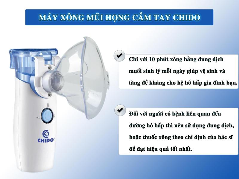 Máy xông mũi họng điện dung, Công nghệ nhật bản, Sản phẩm hỗ trợ điều trị hiệu quả các bệnh về đường hô hấp