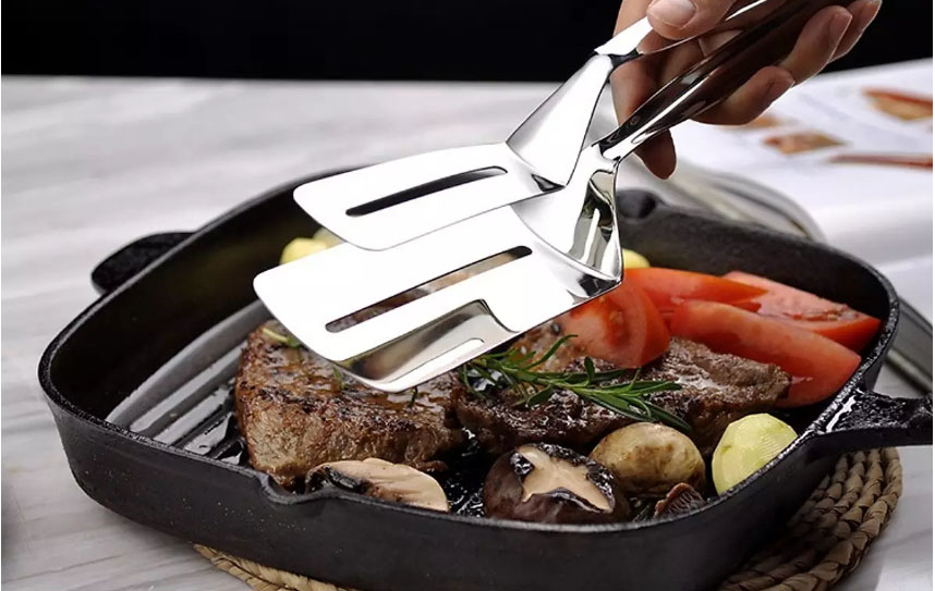 [HCM]Kẹp gắp đồ ăn bằng inox