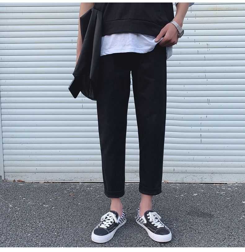 Quần Nam Kaki Basic Dáng Baggy Trơn Màu Phong Cách Trẻ Trung Thời Trang Menkind QUAN NAM 060V1