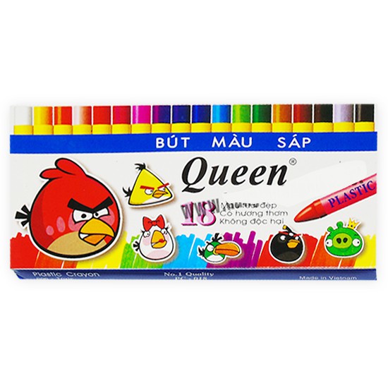Sáp Màu Queen 18 Màu PC-018