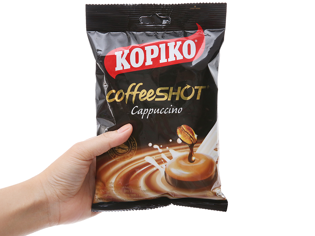 Kẹo cà phê Coffeeshot Cappuccino KOPIKO gói 150g