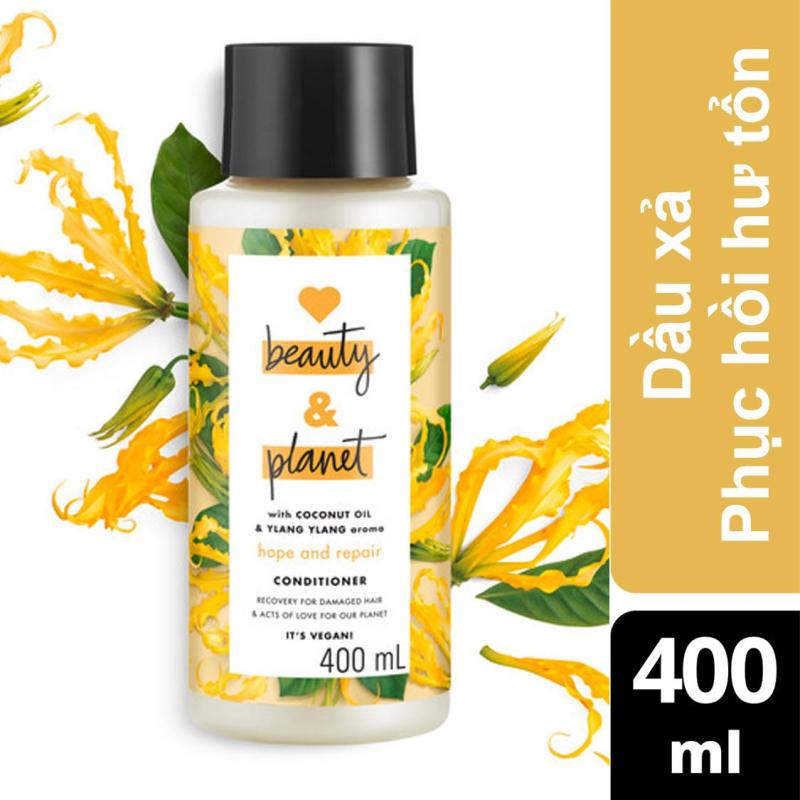 Dầu xả phục hồi hư tổn Love Beauty And Planet Hope And Repair 400ml nhập khẩu