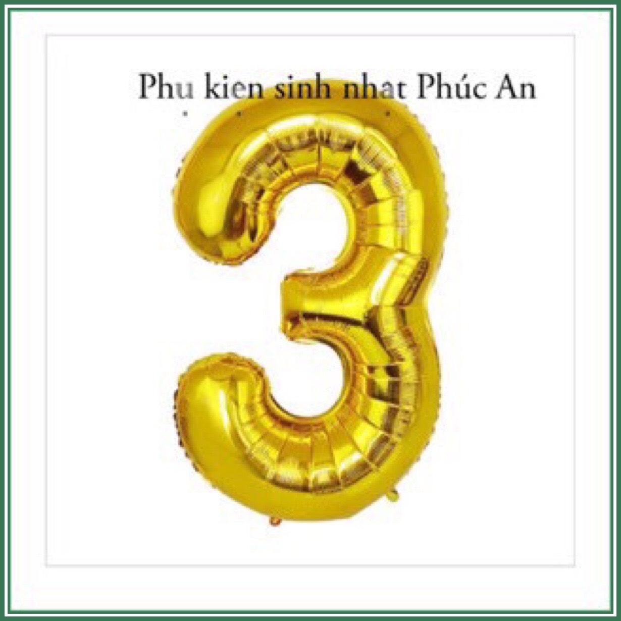 [HCM]Bóng phao số 40cm mừng sinh nhật hpbd
