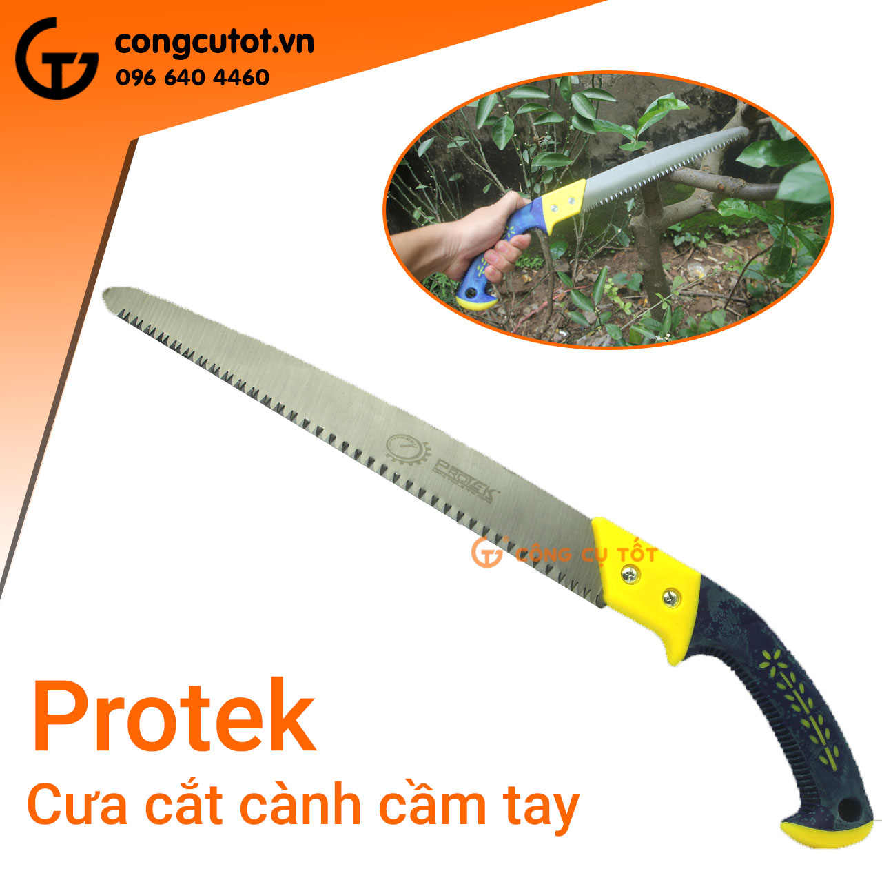 Cưa gỗ cầm tay Protek 210mm, 350mm